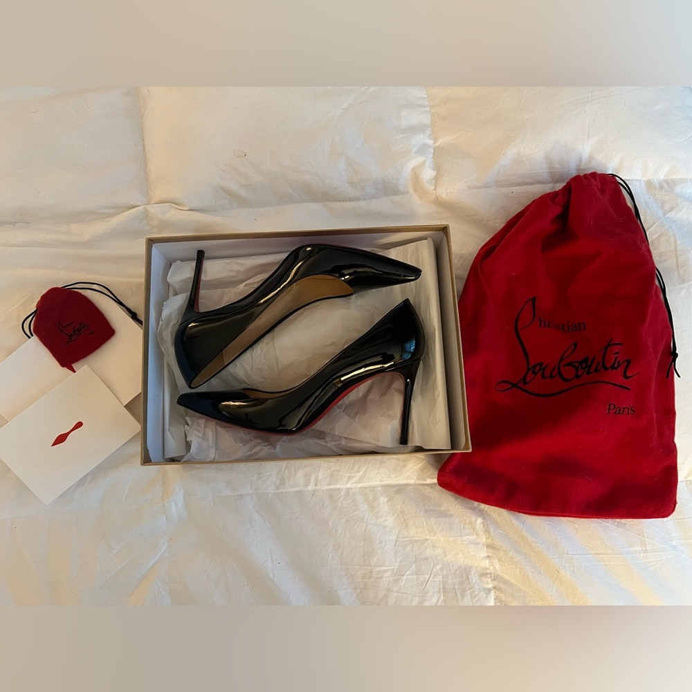 Christian Louboutin Glossy Black Heels